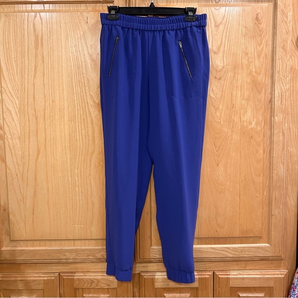 J.Crew Royal Blue Joggers Size 0 - Picture 1 of 7